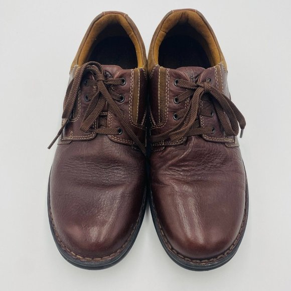 Dunham New Balance Brown Leather Oxford Shoes Lace-Up Men\'s Size 11B DAL08DBR main image 11